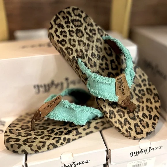 Gypsy Jazz Shoes Sale Last S Gypsy Jazz Aquamint Green Leopard